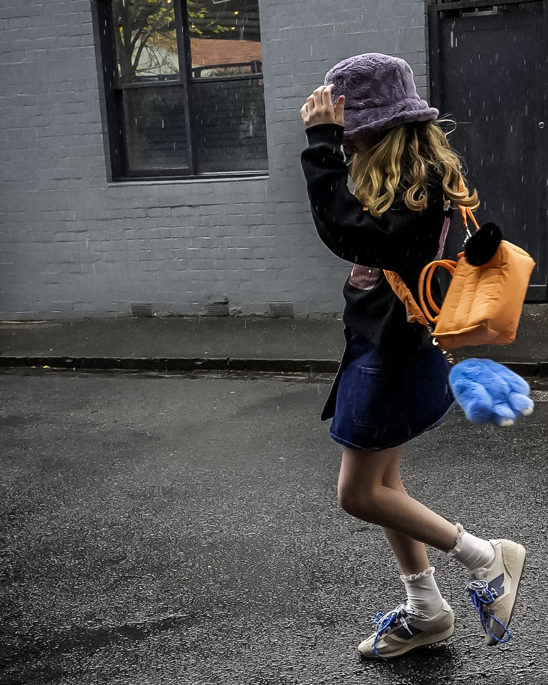 Cloud Faux Fur Bucket