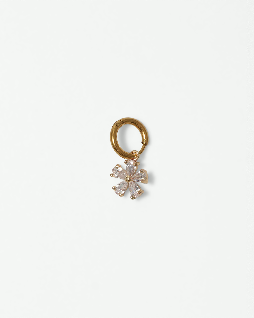 Snack & Sparkle Crystal Flower Charm