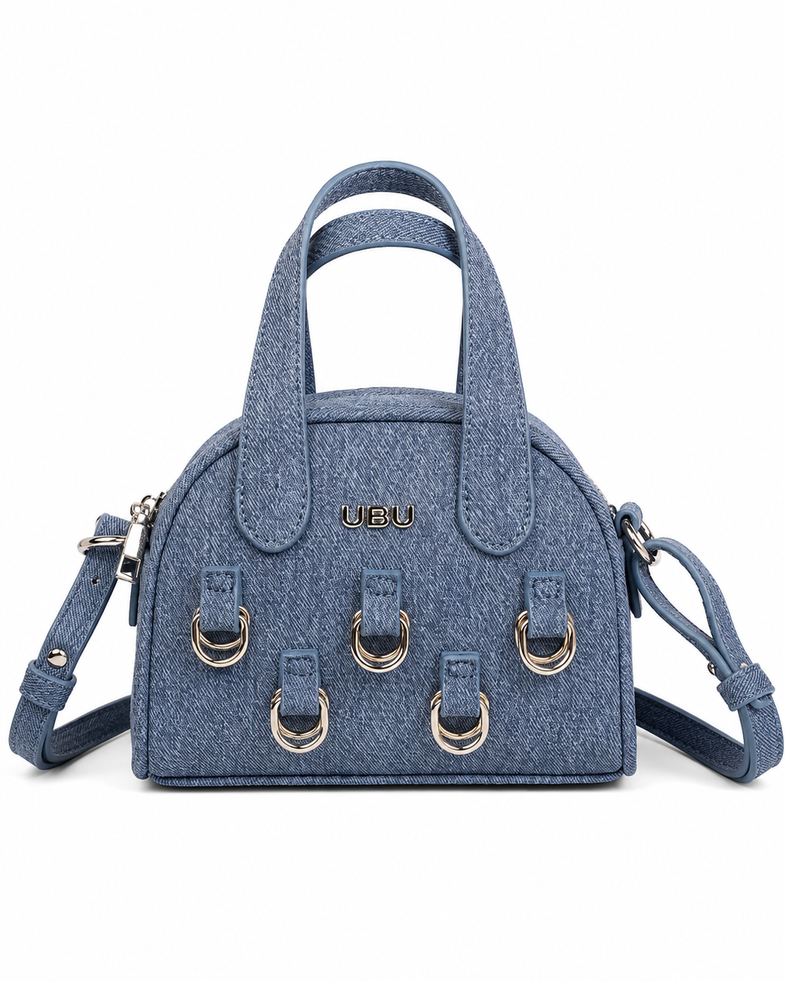 Mini Denim Charm Bag