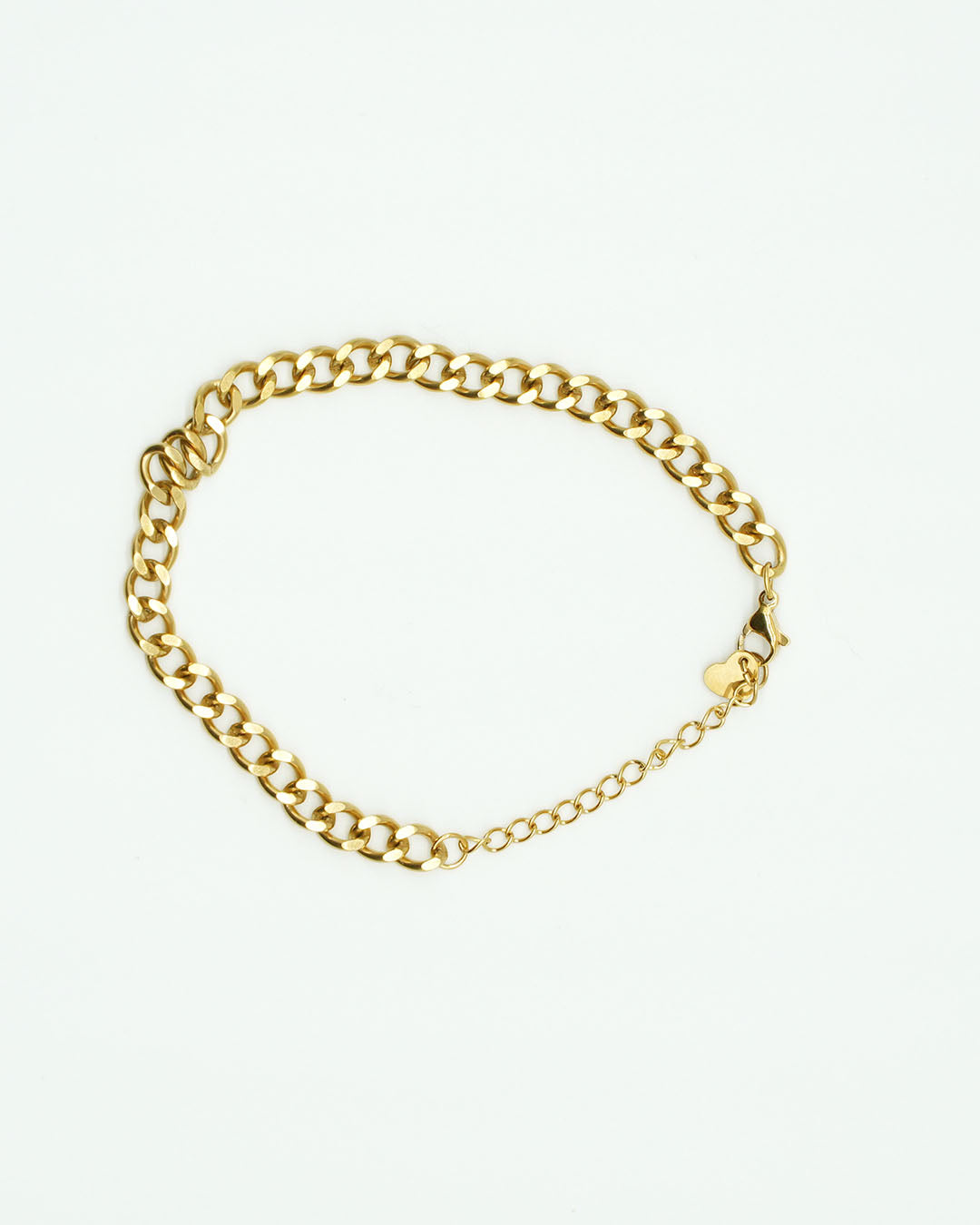 Gold Chain Charm Bracelet