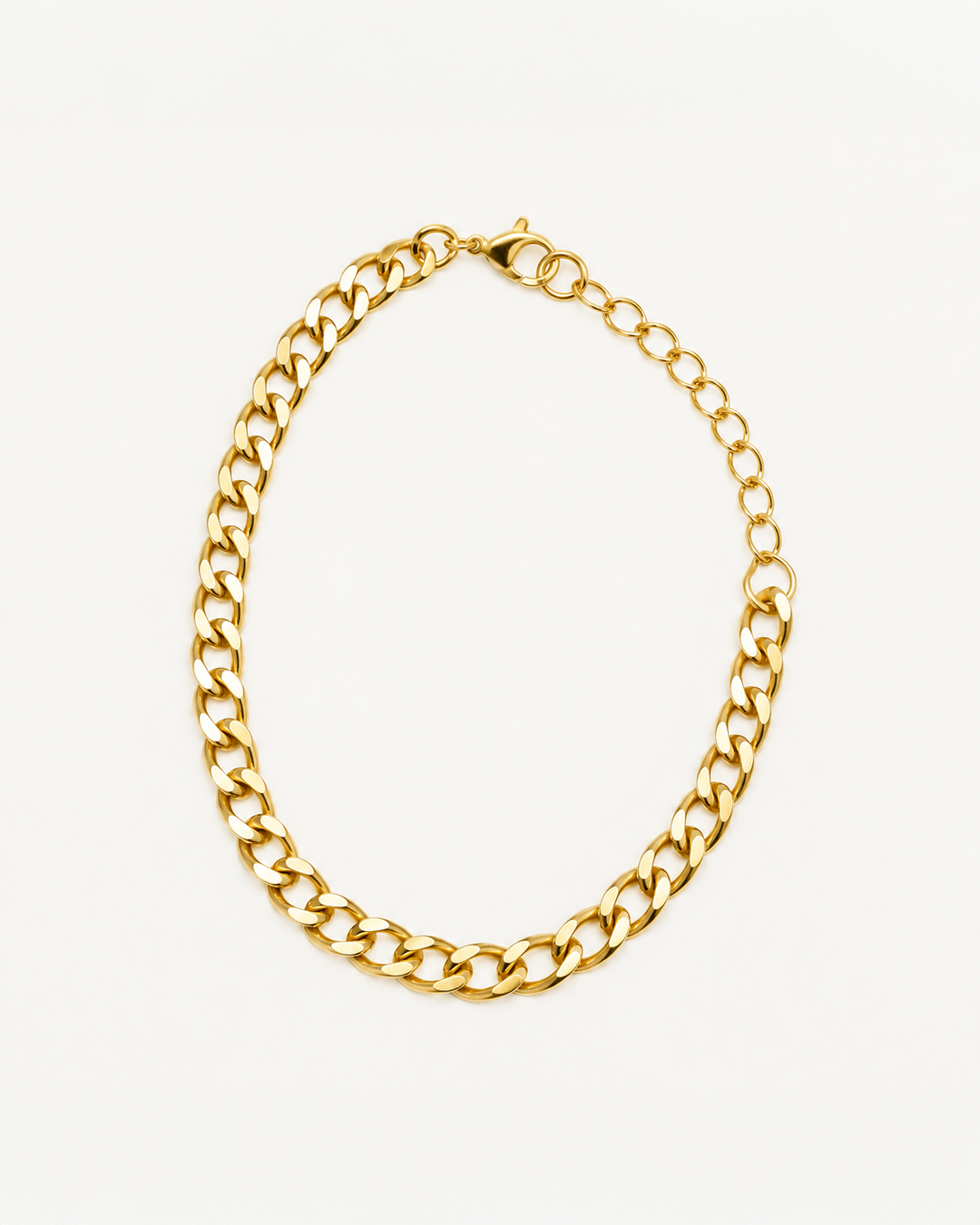 Gold Chain Charm Bracelet