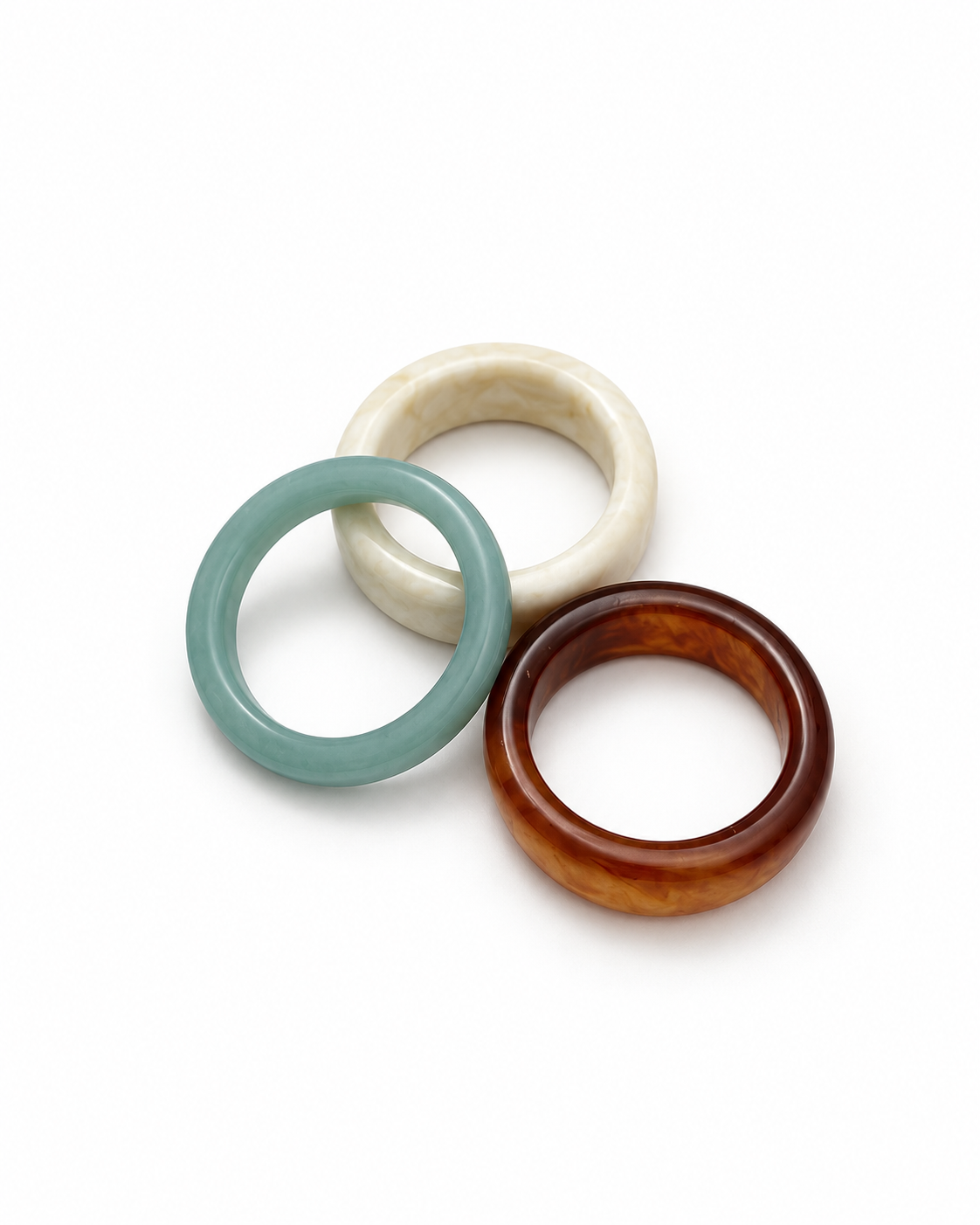 Swirl Ring Trio