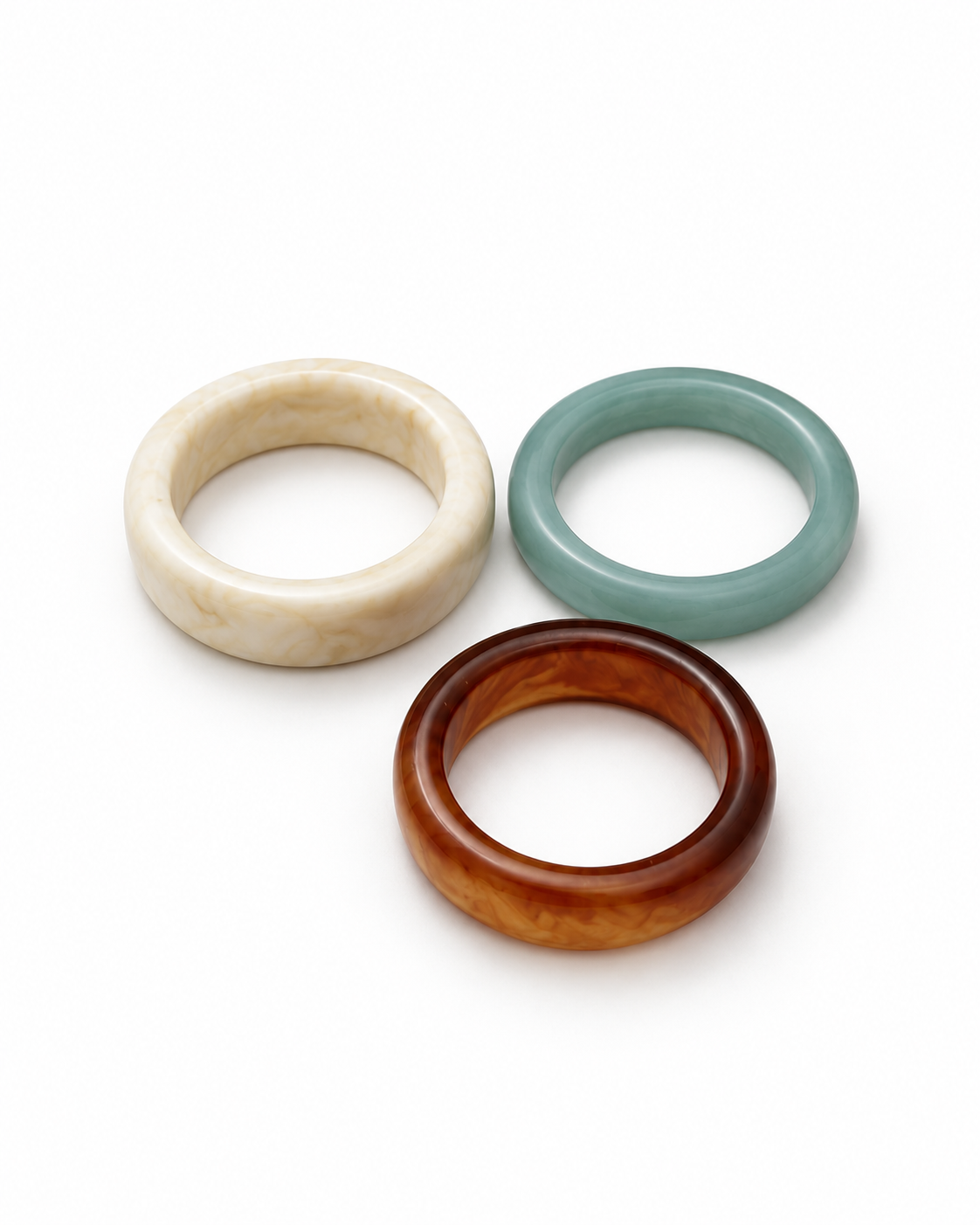 Swirl Ring Trio