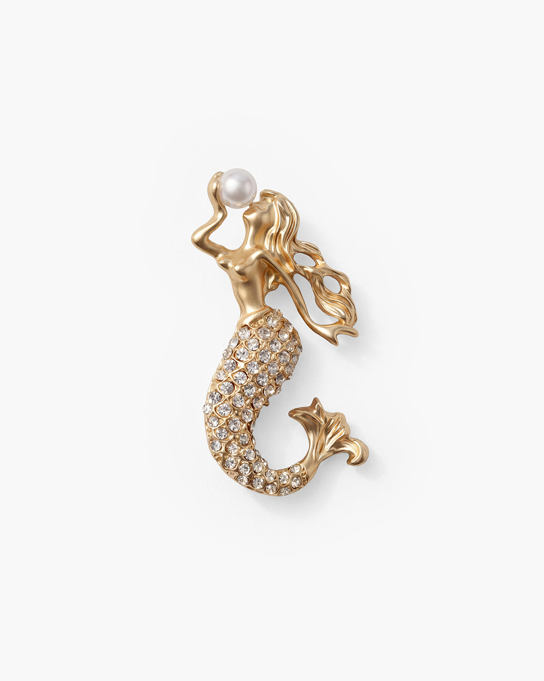 Mermaid Pearl Brooch