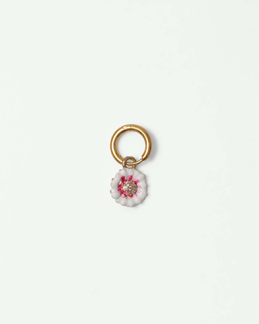 Petal Pendant White Flower Charm